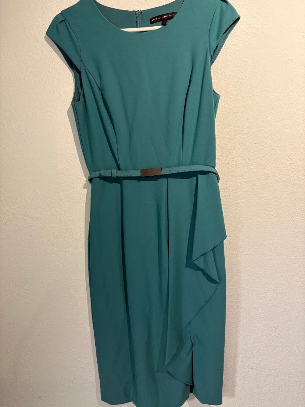 White House Black Market Turquise Cocktail Dress Size 4
